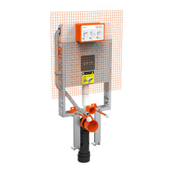 VitrA V8 Asma Klozetler için Gömme Rezervuar 2.5/4 L Kalın Metal Ayaklı - VİTRA