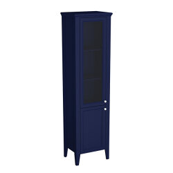 VitrA Valarte Neo Cam Kapaklı Boy Dolabı, 55 cm, Çelik Mavisi - VİTRA