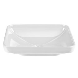 VitrA Water Jewels 60 cm Parlak Beyaz Dikdörtgen Tezgah Üstü Lavabo - VİTRA